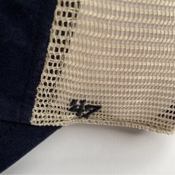 '47 Brand Clean Up Los Angeles Chargers Trucker Black SnapBack Hat Adjustable - Picture 5 of 6